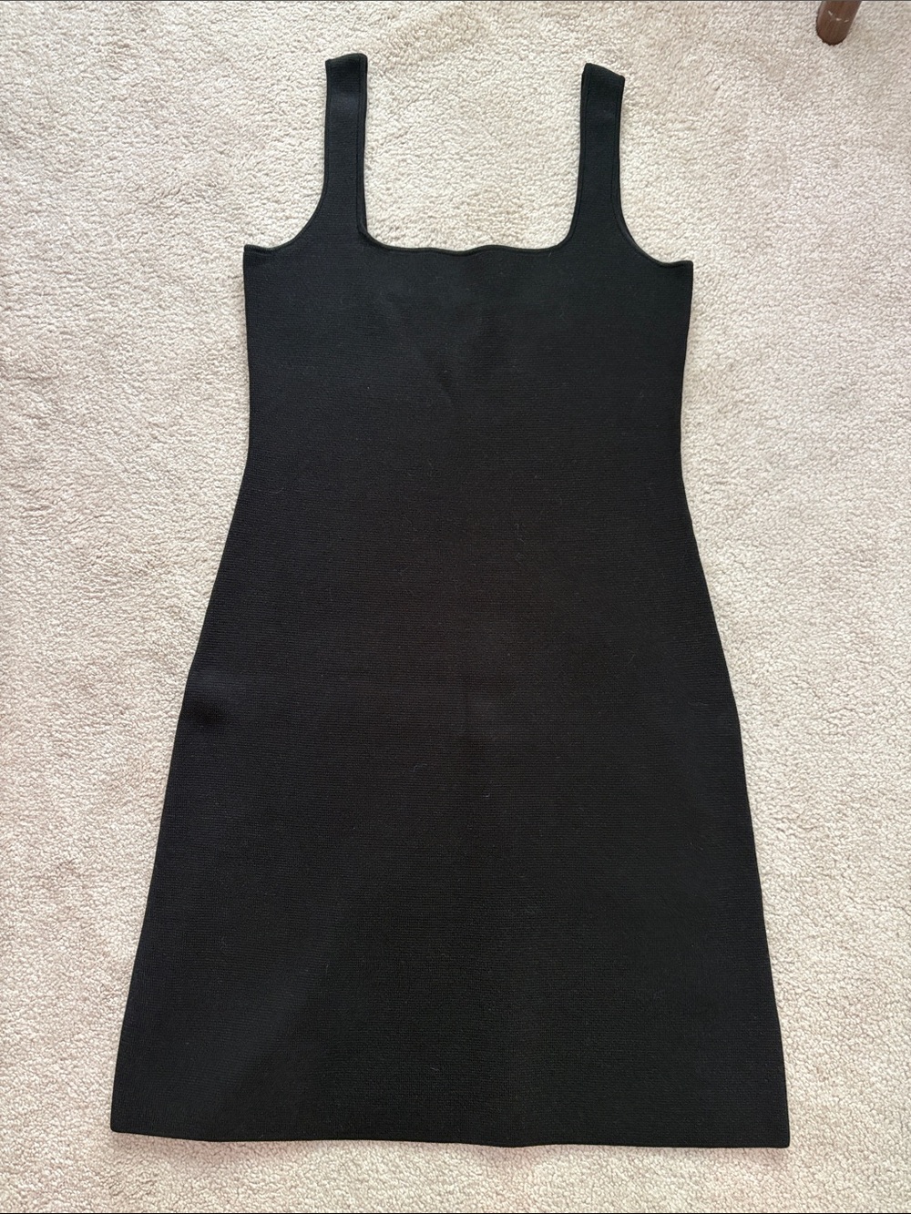 J Crew black sweater-y knit dress NWOT